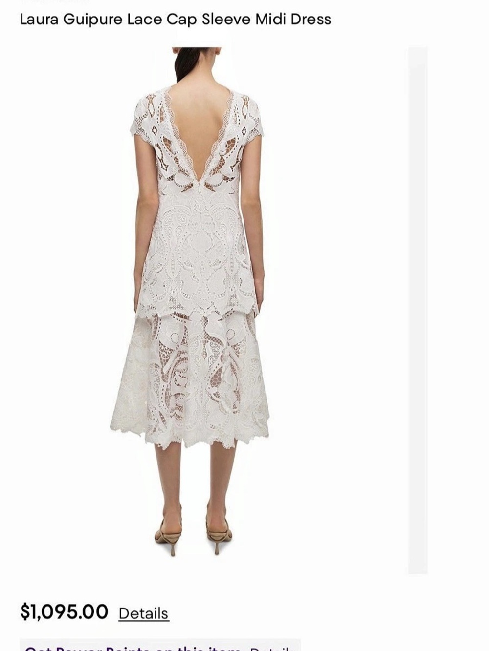 NWT SIMKHAI Laura Guipure Lace Dress - Picture 3 of 3
